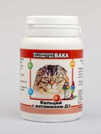 ВАКА витамины для кошек с таурином, 80 табл
