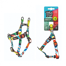 M-PETS URBAN STYLE Шлейка для собак, S, 1.5x40-60 см