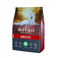 MR. BUFFALO SENSITIVE для взрослых собак всех пород с чувствительным пищеварением, (ЯГНЕНОК), 2 кг.