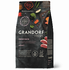 GRANDORF Fresh Cat ADULT Duck&Sweet Potato (Свежее мясо утки с бататом для кошек) 2кг, шт