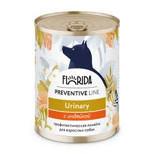 FLORIDA Urinary Консервы для собак с индейкой, 340гр