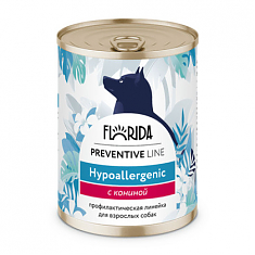 FLORIDA Hypoallergenic Консервы для собак с кониной, 340гр