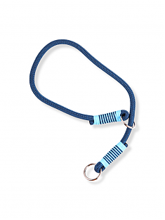 Ошейник-удавка DV Rope синий 10мм
