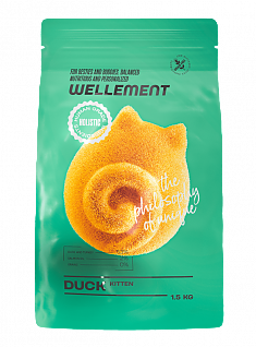 WELLEMENT для котят (УТКА), 1,5 кг