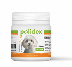 POLIDEX Иммунити Ап для собак, 150 табл