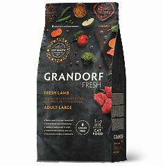 GRANDORF Fresh Cat ADULT LARGE Lamb&Sweet Potato (Свежее мясо ягненка с бататом для кошек) 400г, шт