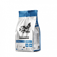 DOCTRINE Корм для котят с Лососем и белой рыбой 0,8 кг