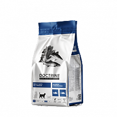 DOCTRINE Корм для кошек с Лососем и белой рыбой 0,8 кг