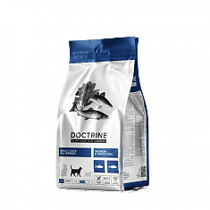 DOCTRINE Корм для кошек с Лососем и белой рыбой 3 кг