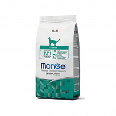 Monge Cat Hairball Суой корм для кошек для выведения шерсти (КУРИЦА), 400г