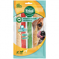 DENTAL Палочки жевательные микс, 13см (уп.5шт.), Triol