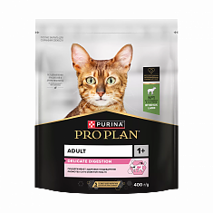 PRO PLAN DELICATE DIGESTION для кошек (ЯГНЕНОК) 400 г