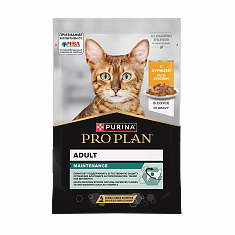 PRO PLAN MAINTENANCE для кошек (КУРИЦА, СОУС), 85 г
